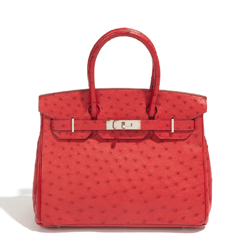 Sustainable fashion bagsBirkin 30 Exotic Red PHW