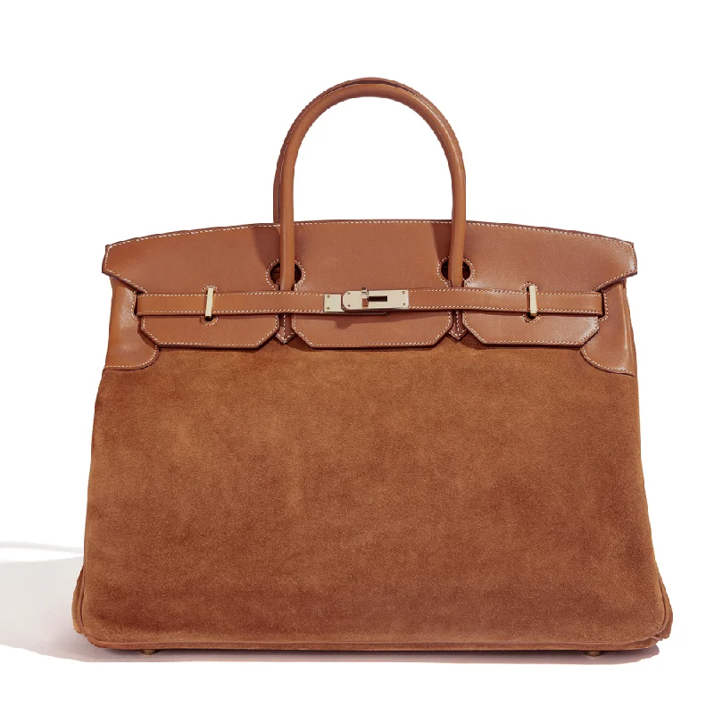 Lightweight duffle bags for gymGold Suede Grizzly Birkin 40 GHW