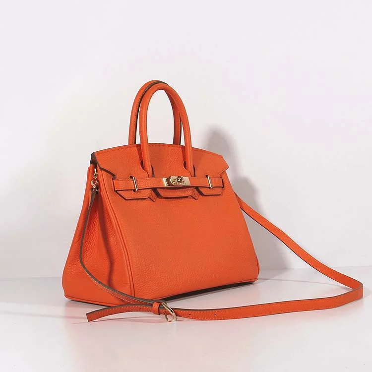 Mini bags for evening outHermes 30cm Birkin Bag Togo Leather with Strap Orange Gold