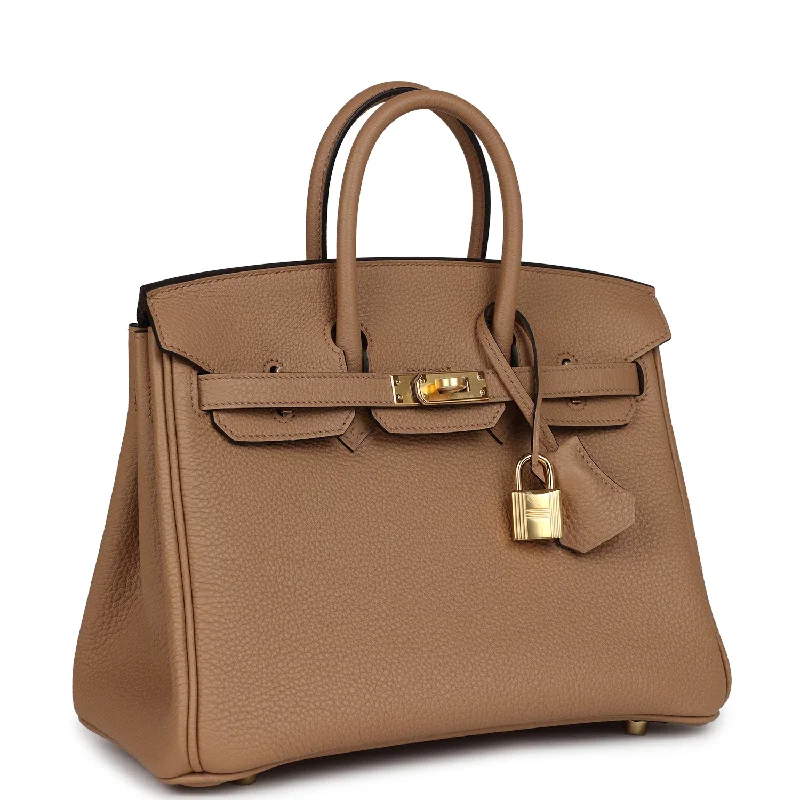 Luxury bags with exotic skinsHermes Birkin 25 Chai Togo Gold Hardware