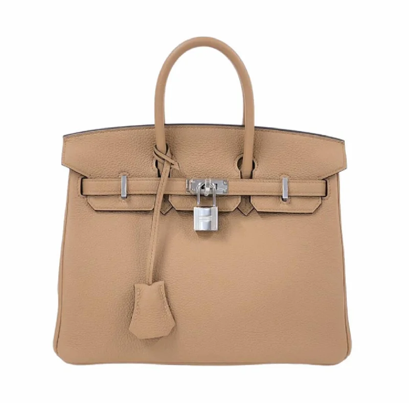 Luxury brand bags on saleHermes Birkin 25cm Chai Togo Leather Palladium Hardware