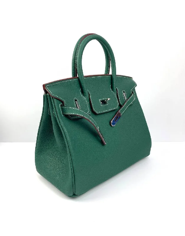 Best bags for business tripsHermes Birkin 30 Biscuit Togo Leather green Palladium Hardware