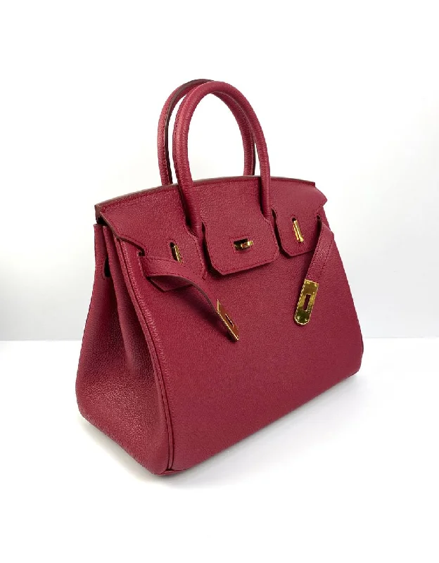 Best bags for weekend getawaysHermes Birkin 30 Biscuit Togo Leather red Gold Hardware