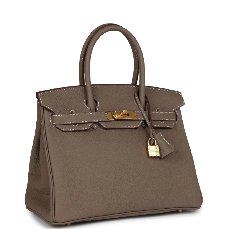 Stylish laptop bags for professionalsHermes Birkin 30 Etoupe Togo Gold Hardware