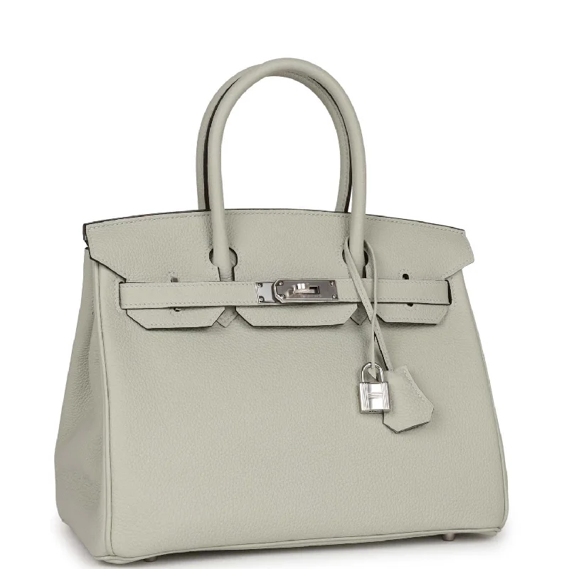 Eco-friendly tote bags for shoppingHermes Birkin 30 Gris Neve Togo Palladium Hardware