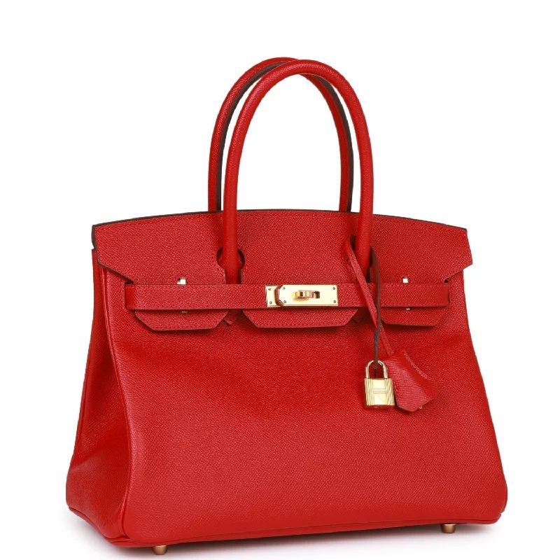 Luxury brand bags on saleHermes Birkin 30 Rouge Casaque Epsom Gold Hardware