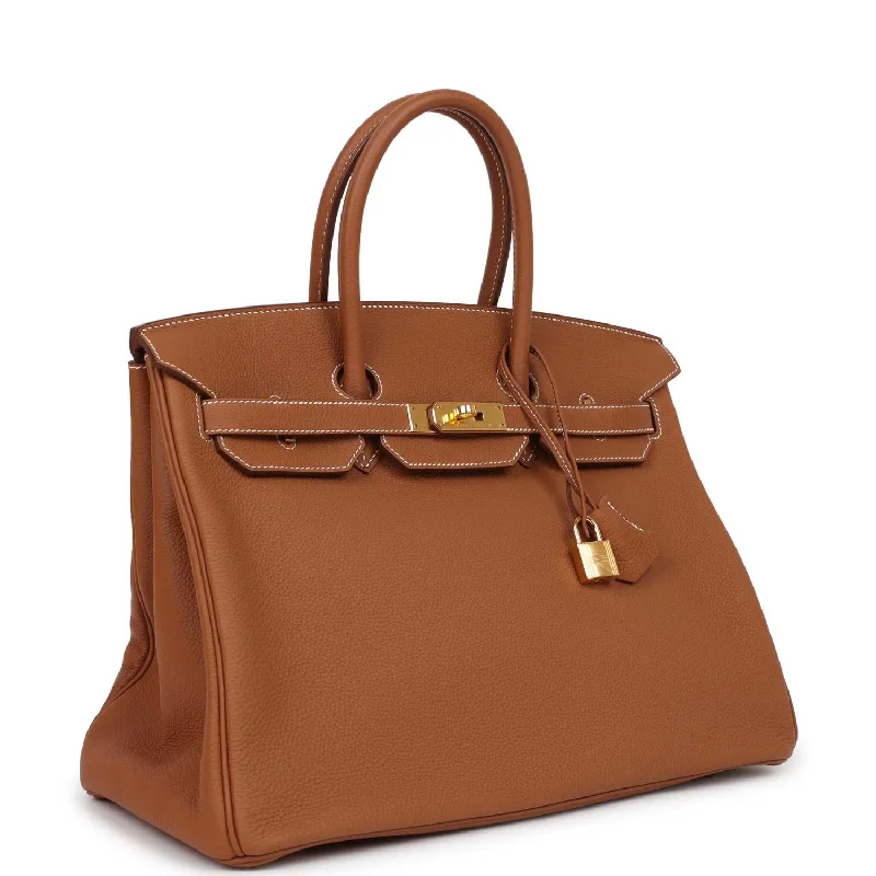 Luxury brand bags on saleTop Quality Hermes Birkin 35 Gold Togo Gold Hardware