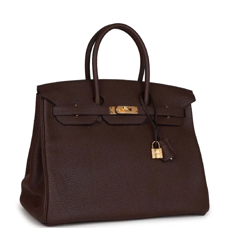 Best bags for business tripsHermes Birkin 35 Rouge Sellier Clemence Gold Hardware