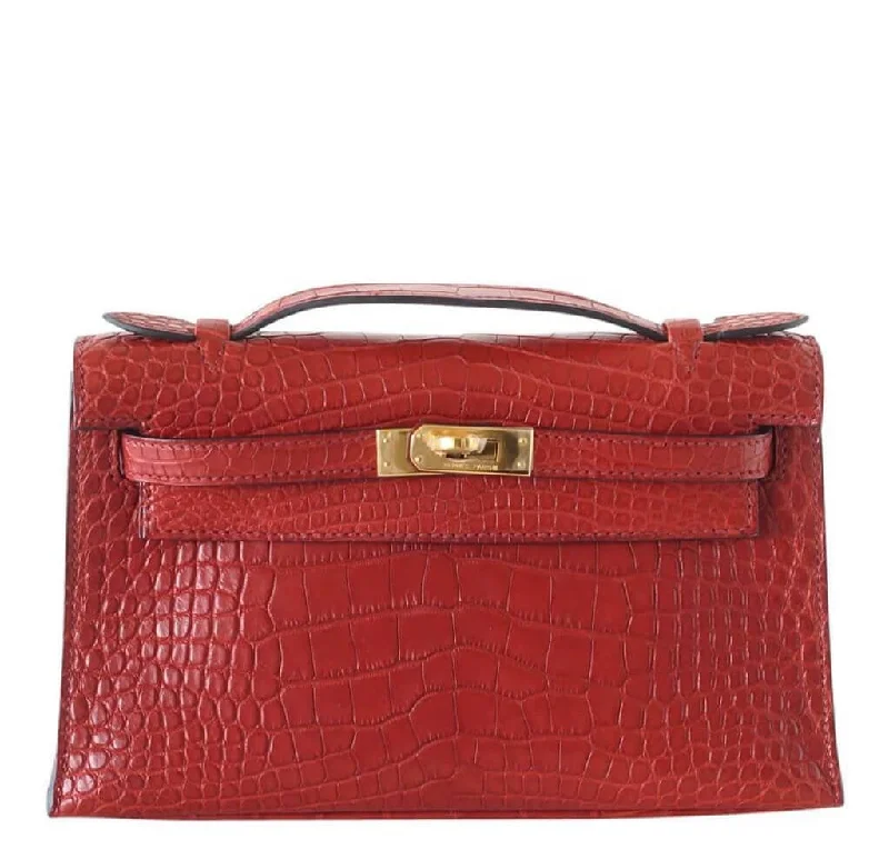 Crossbody bags for everyday useHermès JPG Kelly Pochette Rouge H Bag