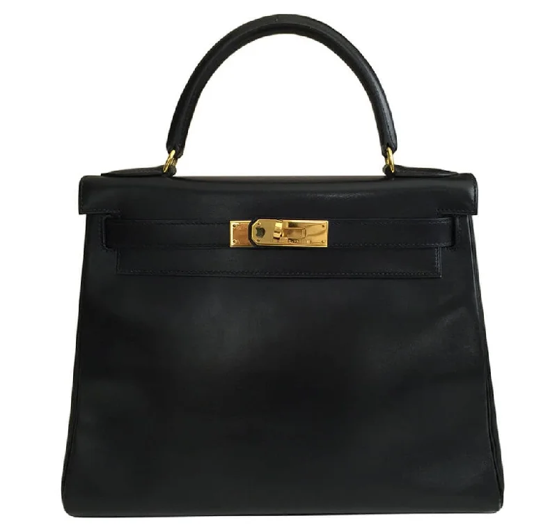 Luxury brand bags on saleHermès Kelly Handbag 28cm Black GHW