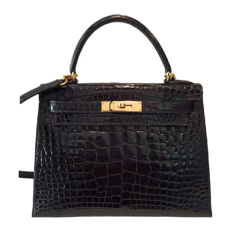 Top-rated backpack brandsHermès Kelly 28 Sellier Alligator Gold Hardware