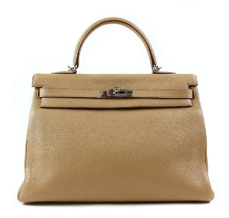 Vintage-inspired handbagsHermès Kelly 35 Tabac Camel PHW