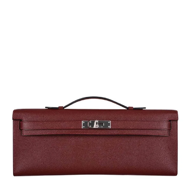 High-quality leather messenger bagsHermès Kelly Cut Rouge H