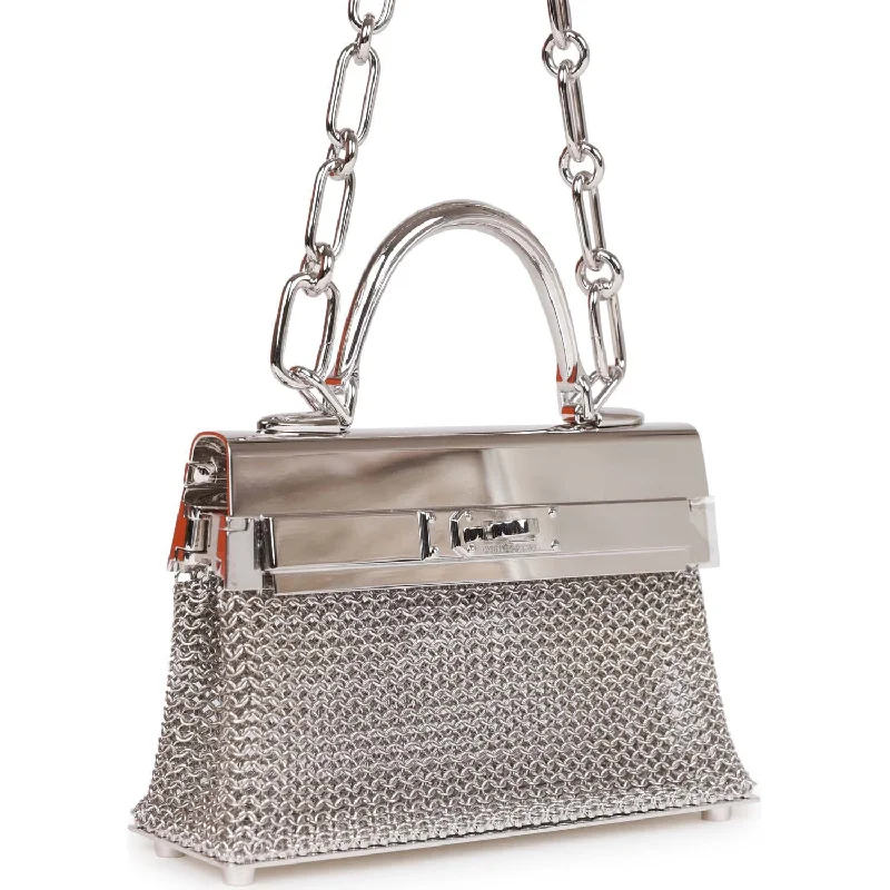 Best bags for weekend getawaysHermès Kellymorphose Kelly Sac Bijou Chaine Sterling Silver