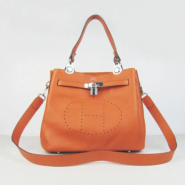 Minimalist leather handbagsHermes So Kelly 60668 Ladies Orange Handbag