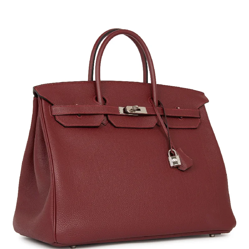 Stylish laptop bags for professionalsHermes Birkin 40 Rouge H Togo Palladium Hardware