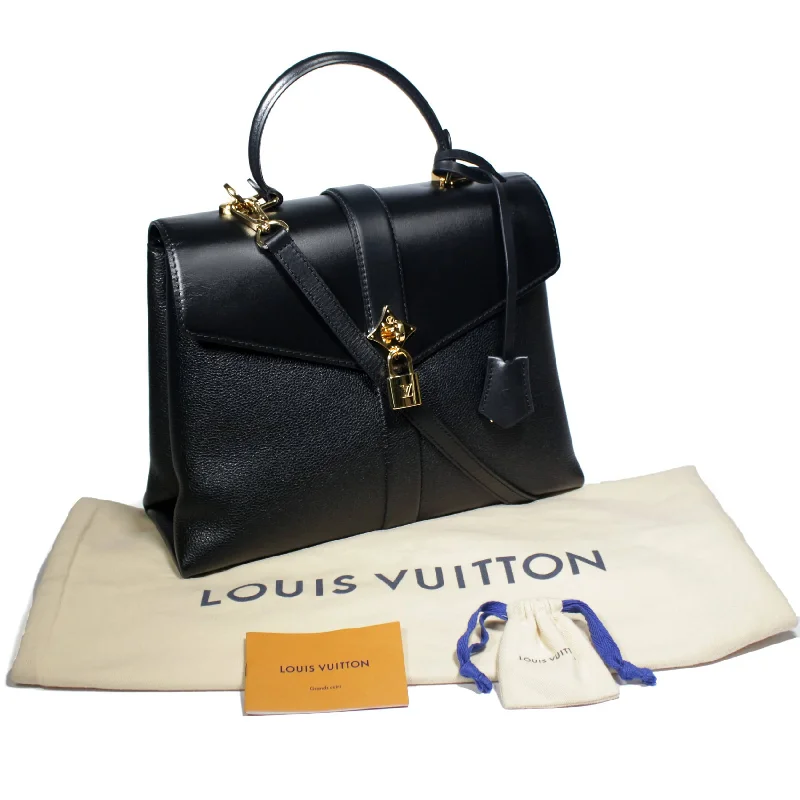 Designer bags with top handlesLouis Vuitton Rose of the Ventil Mm Black